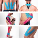 Ver imagem 4 de Fita Cinesiologia Musculação Lesoes Fisioterapia Bandagem Esporte Kinesio Tape - Azul