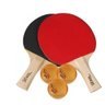 Kit Ping Pong Tenis de Mesa com 3 Bolas e Par de Raquetes - 1