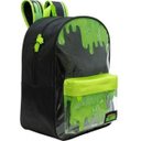Ver imagem 3 de Kit Mochila Slime Preta Nickelodeon+ Estojo Transparente