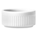 Ver imagem 1 de Ramekin Porcelana 130ml Canelado Branco Germer Tigela para Molhos Suflês Cremes