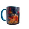 Caneca Decorativa de Natal Autista que Ama Panetone com Chaveiro - 1