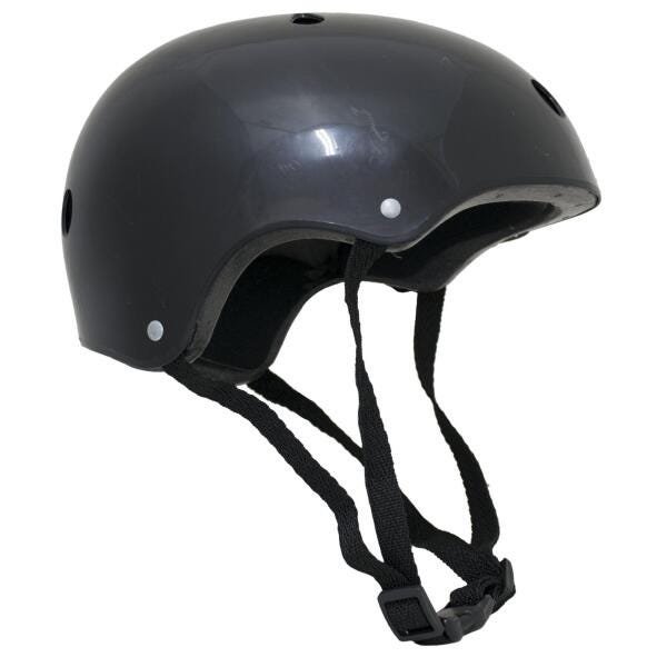 Kit Patins Infantil Com Led 4 Rodas Inline 32-35 Preto Azul - 3