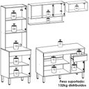 Ver imagem 4 de Cozinha Modulada 4 Pecas Balcao com Tampo Line Supremo Cp Freijo Ktp