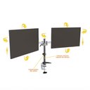 Ver imagem 4 de Suporte Tipo Torre Multiartic P/ 2 Monitores - F50d2