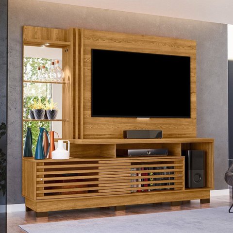 Estante para TV e Home Theater até 60 Polegadas 200CMX178,5cm 2 Portas Frizz Plus