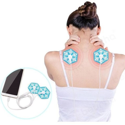 Estimulador corpo portátil muscular Massageador elétrico tonificador celular relaxamento Alívio