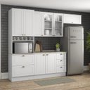 Ver imagem 2 de Cozinha Modulada 5 Pecas 272 Cm Ce171 Americana Branco Calcare Henn