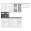 Ver imagem 1 de Cozinha Modulada 5 Pecas 272 Cm Ce171 Americana Branco Calcare Henn