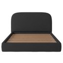 Ver imagem 7 de Cama Casal Flutuante com Cabeceira 140cm Aura W01 Bouclê Preto - Lyam Decor