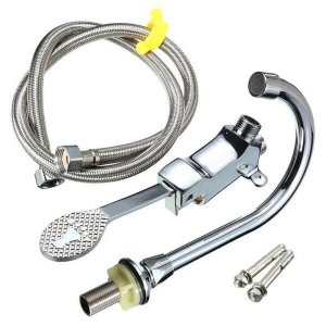 Torneira Valvula Pedal Sem Maos Acionamento Pes Pia Hospital Laboratorio Controle Medico Banheiro