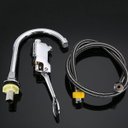 Ver imagem 2 de Torneira Valvula Pedal Sem Maos Acionamento Pes Pia Hospital Laboratorio Controle Medico Banheiro