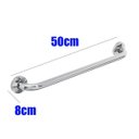 Ver imagem 5 de Kit 5 Alças Apoio Banheiro Deficiente Idoso Acessibilidade Cadeirante Inox