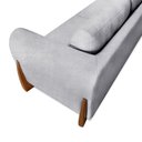Ver imagem 3 de Sofá Jobim 3 Lugares 1,60 Linho Boucle - Lucadi Home