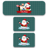 Kit de 3 Tapetes para Cozinha Natalinos Noel Pinguim e Presentes Antiderrapante - 1