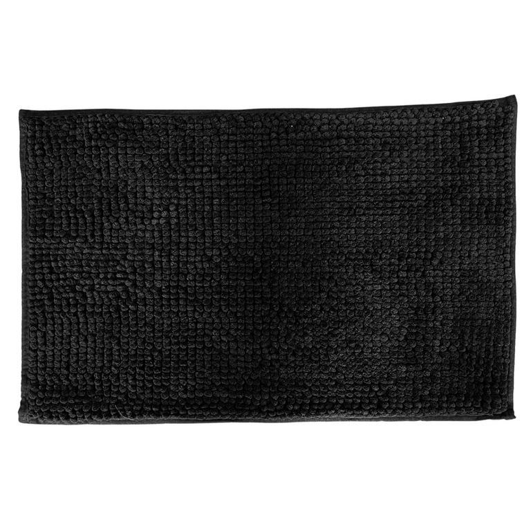 TAPETE POPCORN PRETO 0,40x0,60:PRETO