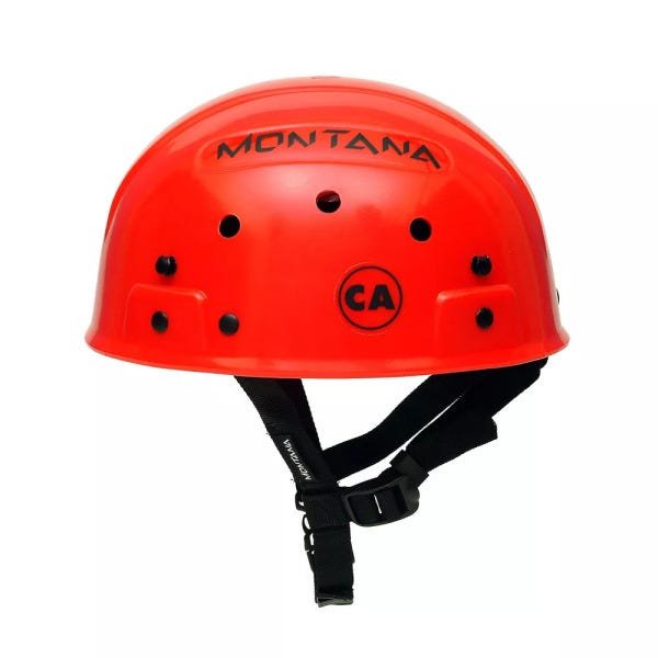 Capacete Focus Classe A, III, com Catraca, Vermelho, Montana - 3