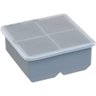 Forma de Gelo com Tampa Silicone 5x11x11cm Cinza - 1