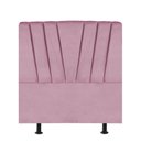 Ver imagem 1 de Cabeceira Estofada Bélgica 90cm Solteiro Para Cama Box Quarto Suede Rosa Bebê - Gat Magazine