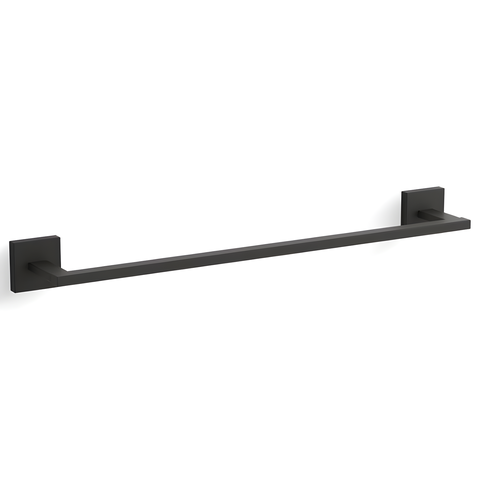 Porta Toalha 457mm Square Kohler Preto 23284br-bl