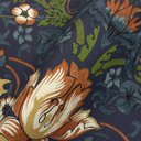 Ver imagem 3 de Papel de Parede Floral com Pássaros Azul Escuro+ Cola Inclusa