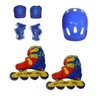 Kit Patins Roller Infantil Ajustavel Com Capacete - 1