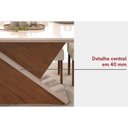 Ver imagem 6 de Sala de Jantar Zafira Tampo Madeirado com Vidro Curvo 200x100cm e 8 Cadeiras Jade Freijo Off White