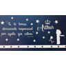 Painel de Parede Completo O Pequeno Príncipe Decoração Quarto do Bebê - Completo MDF Azul Claro - 1