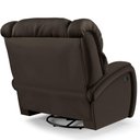Ver imagem 7 de Poltrona do Papai Reclinável Napoli Glider Giratória Massagem Pu Marrom Fh1