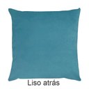 Ver imagem 5 de Kit 3 Capas para Almofada Drapeada Veludo Quadrada Várias Cores Cor:azul Turquesa