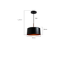 Pendente Luminária Lustre Bilboque Large Grande Diametro 30cm PT Fosco Cobre - 2