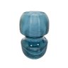 Vaso Decorativo em Vidro Ilheus Azul 22cm - 1
