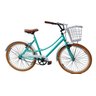 Bicicleta Aro 26 Retro Vintage com Cestinha Food Bike Unissex - Água - 1