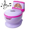 Penico Infantil Privadinha Vaso Sanitário Troninho Musical com Som de Descarga Patrulha Canina Rosa  - 1