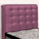 Ver imagem 2 de Cabeceira Cama Box Solteiro Ciara 90cm Botonê com Frame Suede Rosa - Desk Design