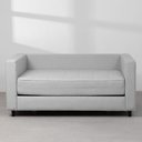 Ver imagem 3 de Sofá-Cama Mira Casal Cinza Claro - 1,50m