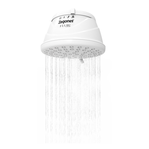 Chuveiro Ducha Zagonel Fluir 4t Baixa Pressão 220v Blindado