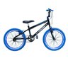 Bicicleta Aro 20 Bmx Cross Freestyle Aero - Preto com Azul - 1