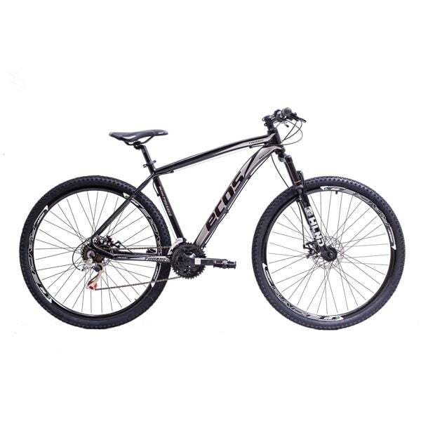 Bicicleta Aro 29 Ecos Touareg 27 Vel, Sistema K7, Freios Hidráulicos, Suspensão Trava Ombro - Preto  - 2