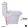 Vaso Sanitário Monobloco Caixa Acoplada Privada Barita Pingoo.casa - Branco - 7
