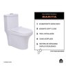 Vaso Sanitário Monobloco Caixa Acoplada Privada Barita Pingoo.casa - Branco - 2