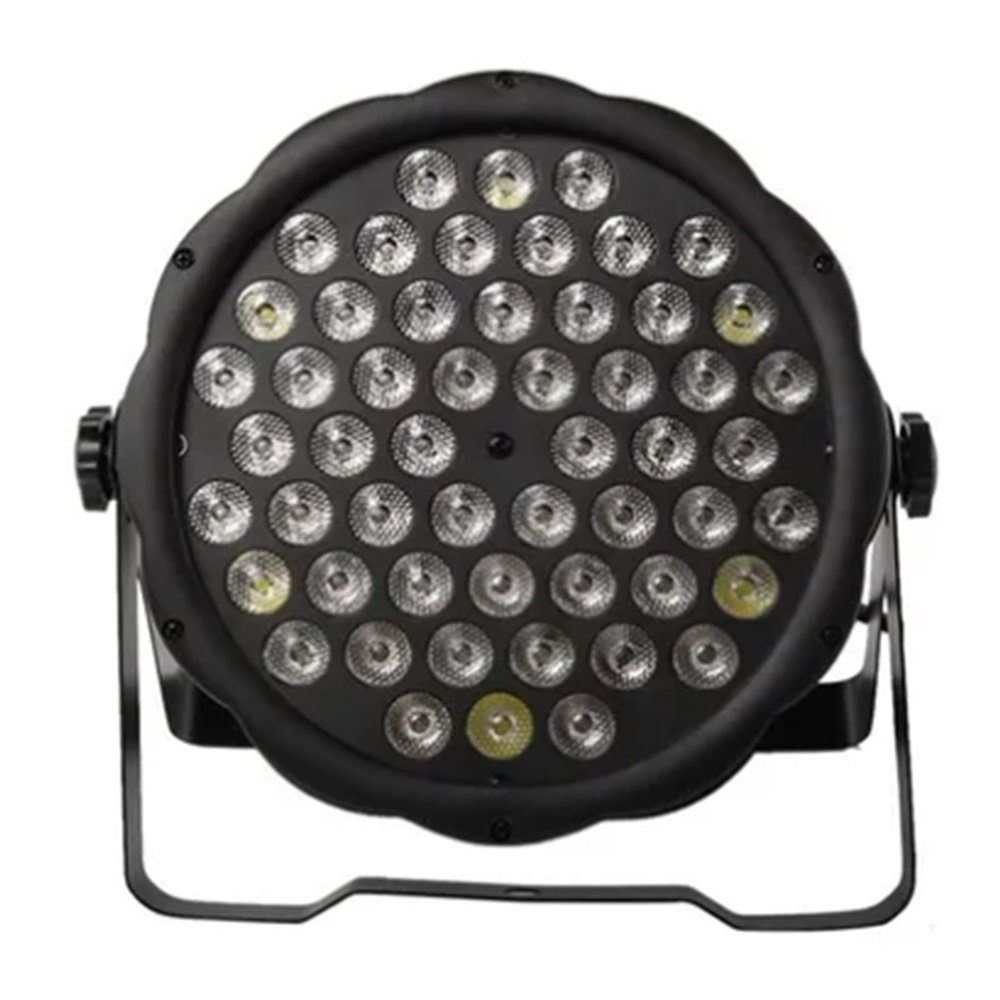 Jogo Luz Canhao Refletor Par Led 54 Leds 3w Real Rgbw Dmx