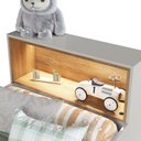Ver imagem 5 de Quarto Infantil com Cama Solteiro Montessoriana com Iluminação Led, Comoda e Guarda-roupas