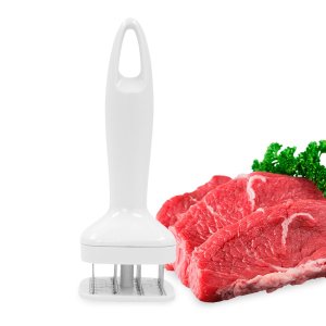 Amaciador Manual Carne Inox Churrasco:branco