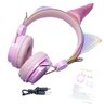 Fone de Ouvido sem Fio Bluetooth Unicornio - Rosa-claro - 2
