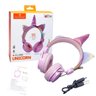 Fone de Ouvido sem Fio Bluetooth Unicornio - Rosa-claro - 3