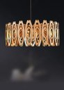 Ver imagem 2 de Luminária Teto tipo Pendente TOPÁZIO MDF - Completa - 02 bolas