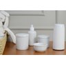 Kit Higiene Bebê Cuidados Banho Quarto Maternidade Limpeza K026 Menino Menina Potes Térmica - 6