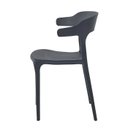 Ver imagem 4 de Kit 4 Cadeiras de Jantar Garden Luxo Preta Resistente