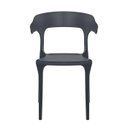 Ver imagem 3 de Kit 4 Cadeiras de Jantar Garden Luxo Preta Resistente