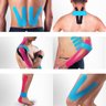 Fita Cinesiologia Musculação Lesoes Fisioterapia Bandagem Esporte Kinesio Tape - Roxo - 4
